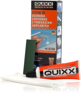 Quixx Zestaw do usuwania zarysowań z powierzchni akrylowych